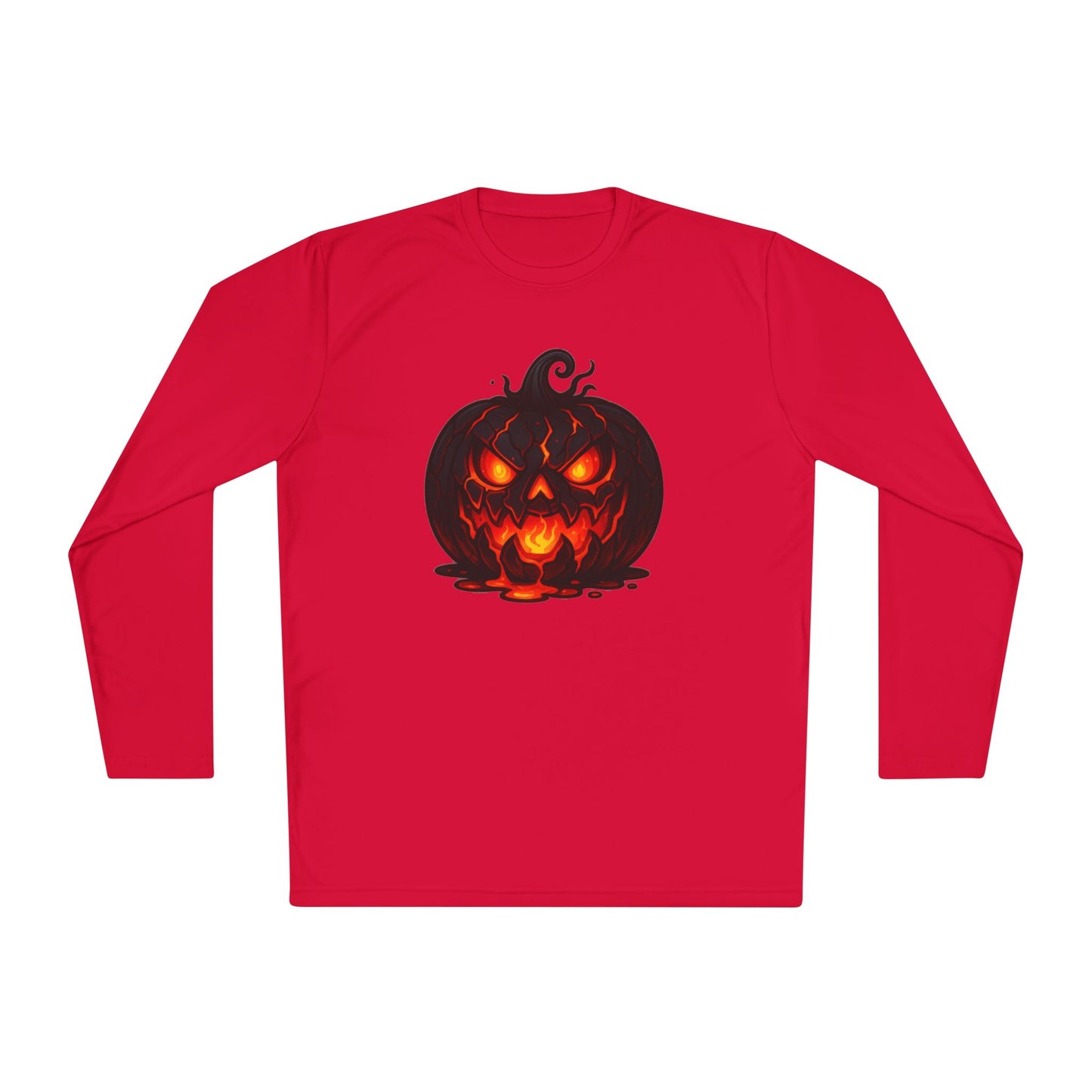 ""Inferno Jack-O’-Lantern Adult Long Sleeve Tee