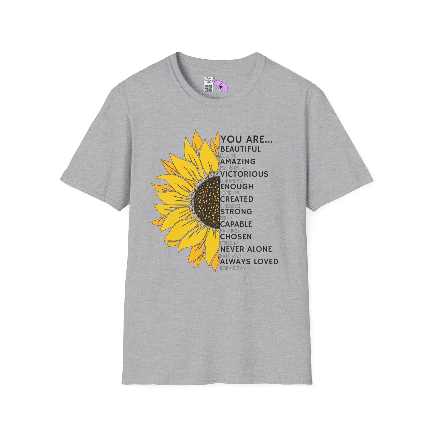 You Are... (Sunflower) Adult T-shirt