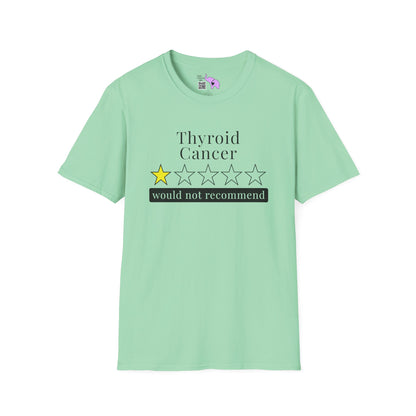 Thyroid Cancer 1 Star Would Not Recommend Adult T-shirt