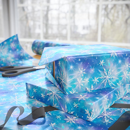 Frosted Elegance Wrapping Paper