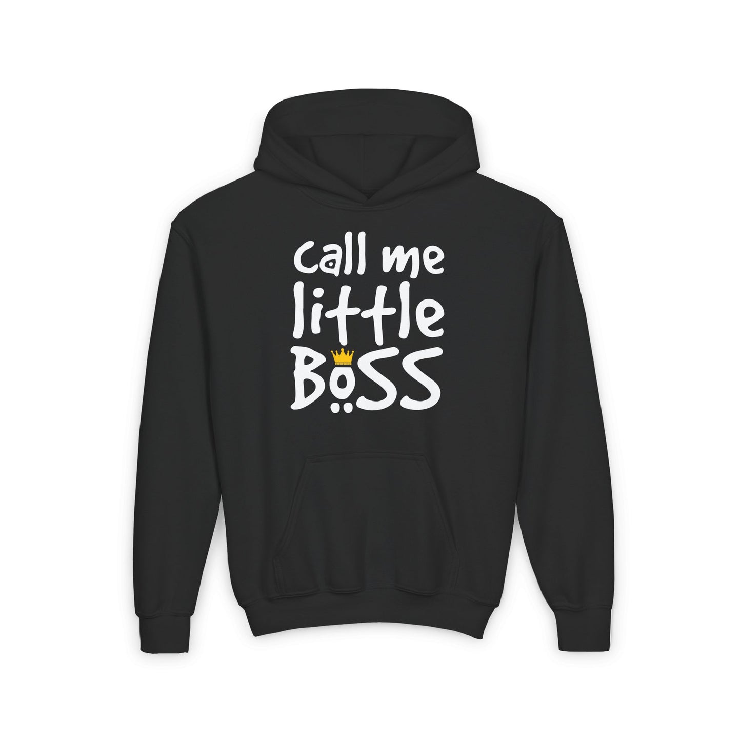 Call Me Little Boss Youth Heavy Blend Hoodie