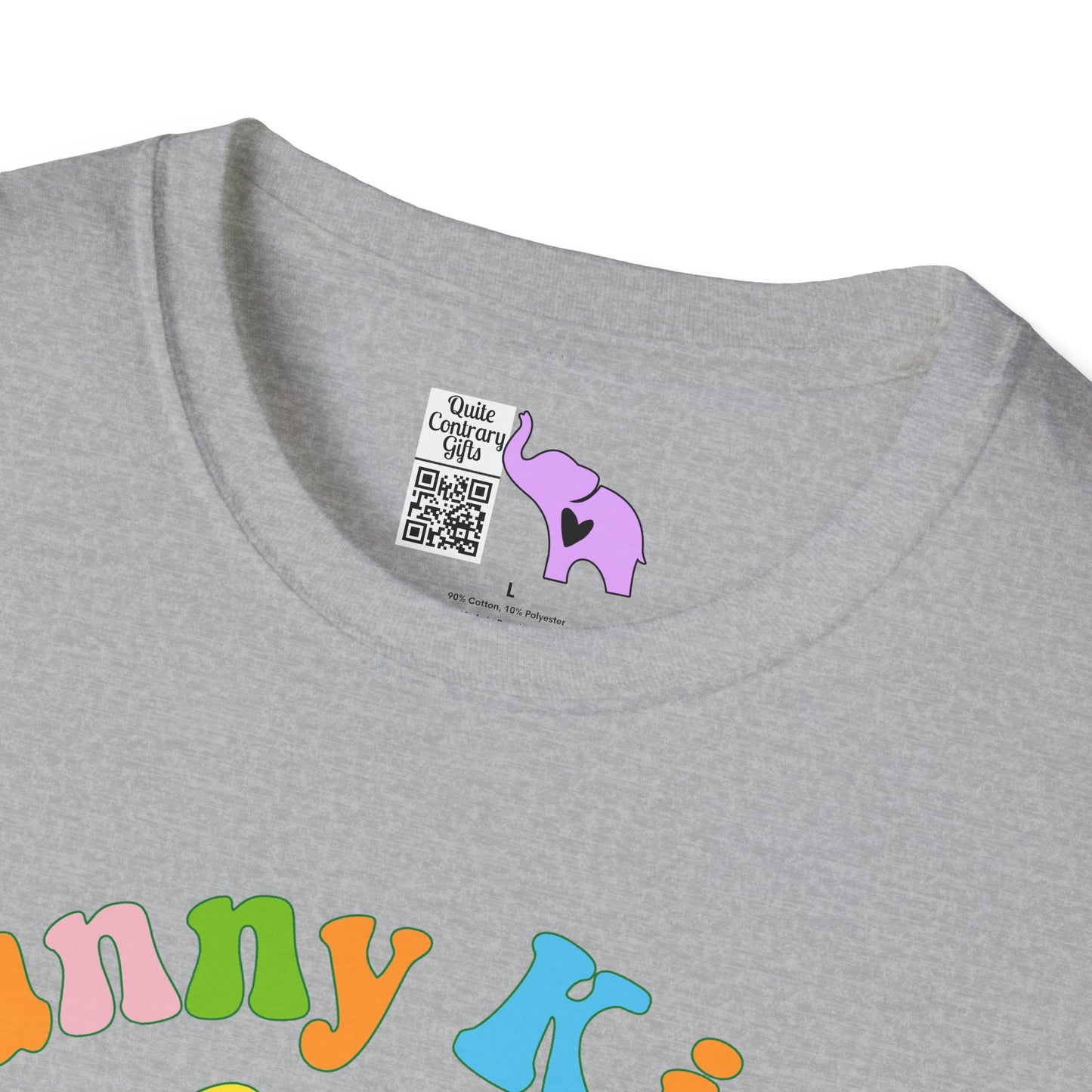 Bunny Kisses Easter Wishes Adult T-shirt