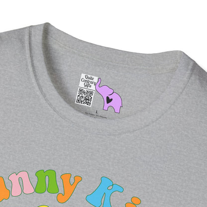 Bunny Kisses Easter Wishes Adult T-shirt