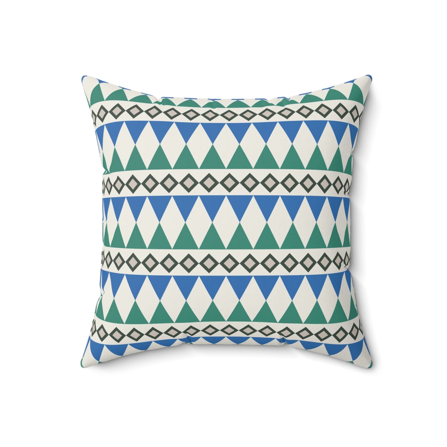 Regal Evergreen Cairn Stripes Throw Pillow