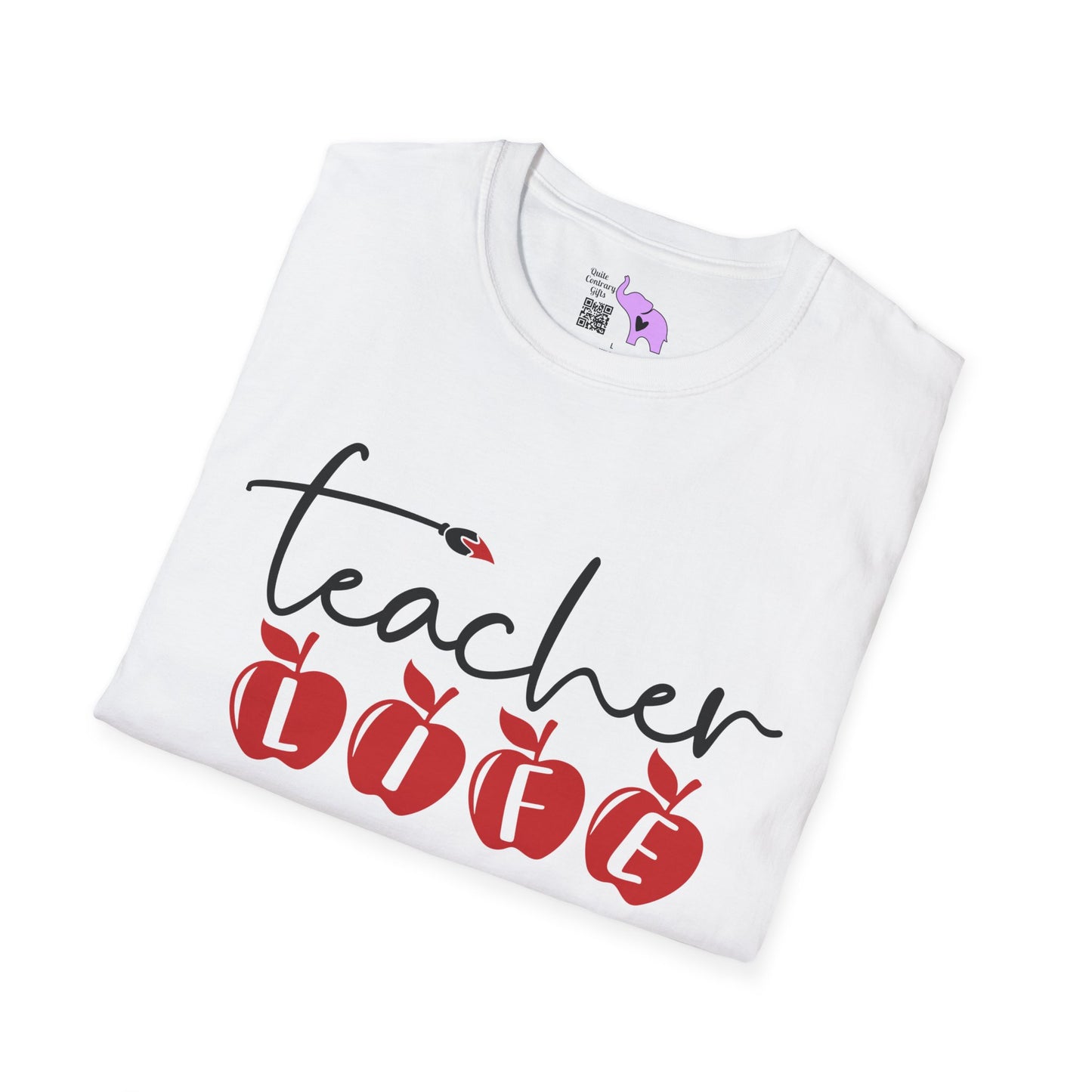 Teacher Life (Apples) Adult T-shirt