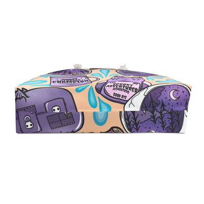 Spooky Camping (Peach/Purple) Weekender Bag