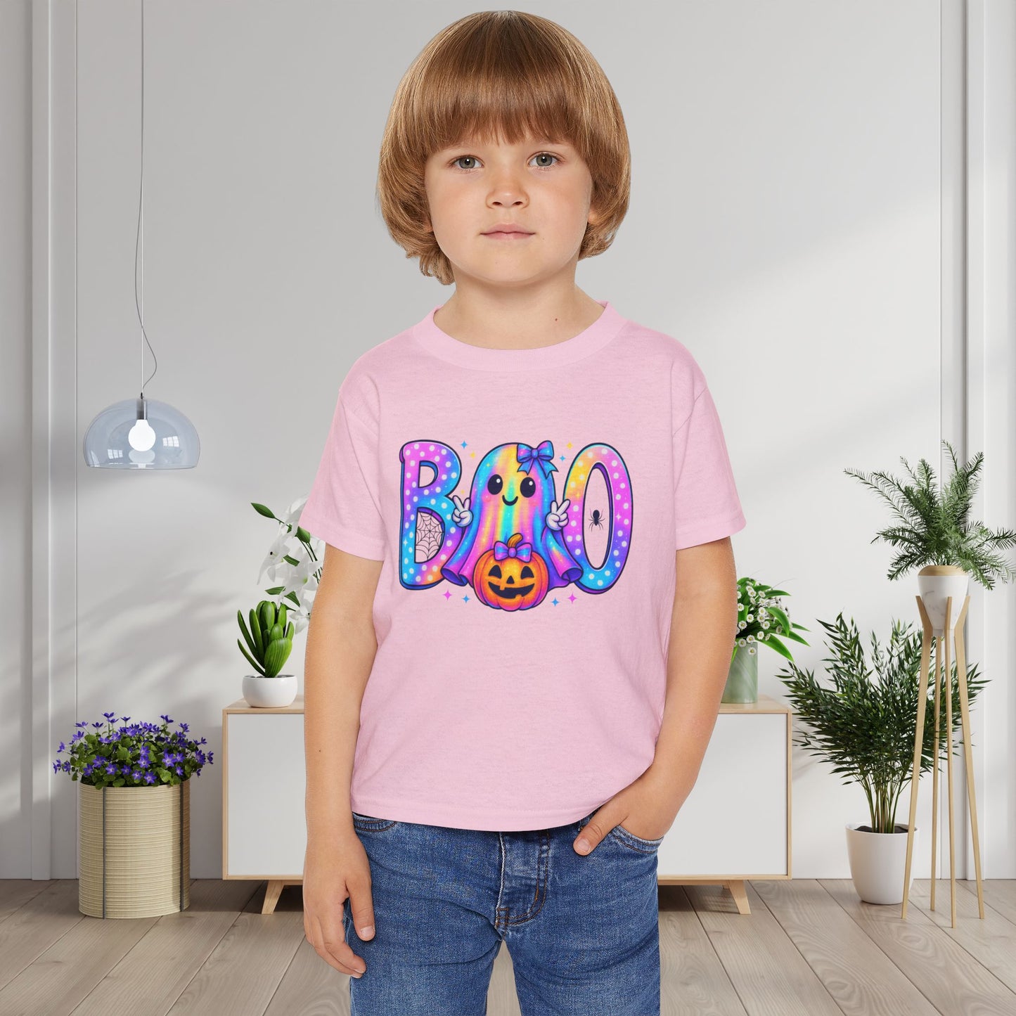 Pastel Boo Heavy Cotton™ Toddler T-shirt