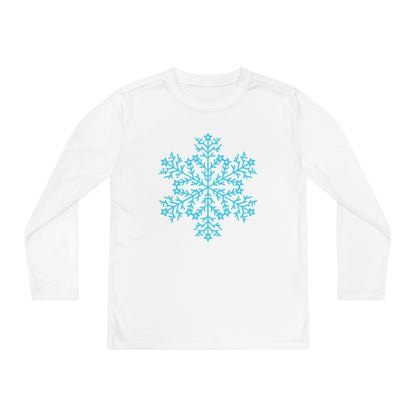 Large Snowflake Youth Long Sleeve Tee