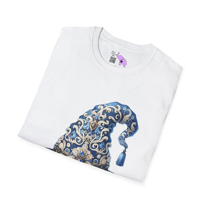 Blue & Silver Witch Hat Adult Unisex Tshirt