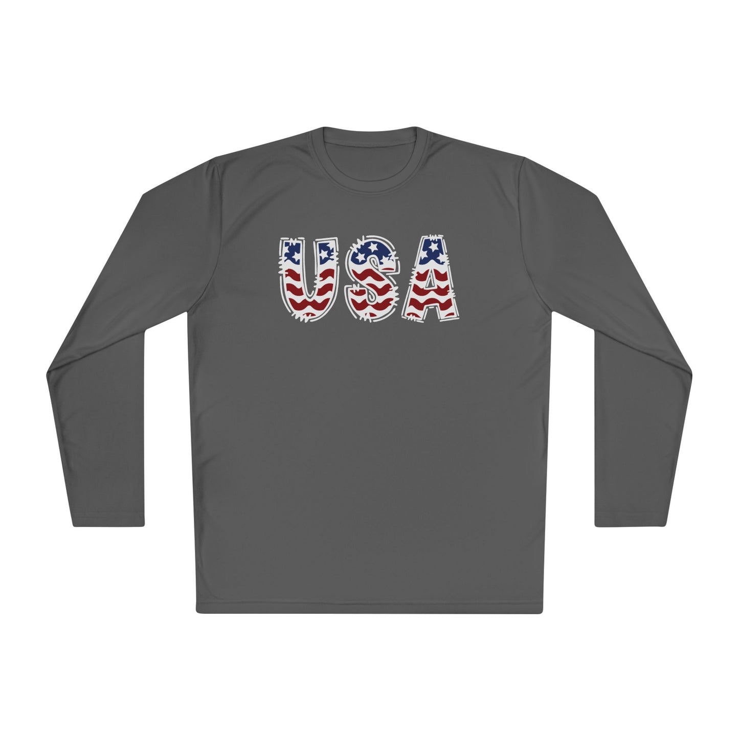 USA in Style Adult Long Sleeve Tee