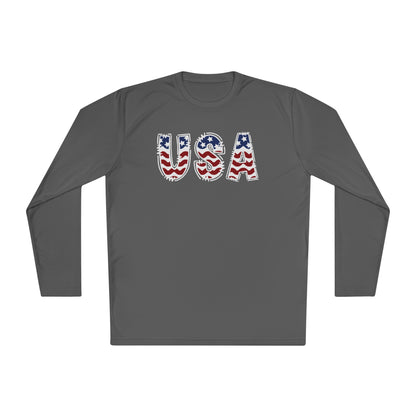 USA in Style Adult Long Sleeve Tee