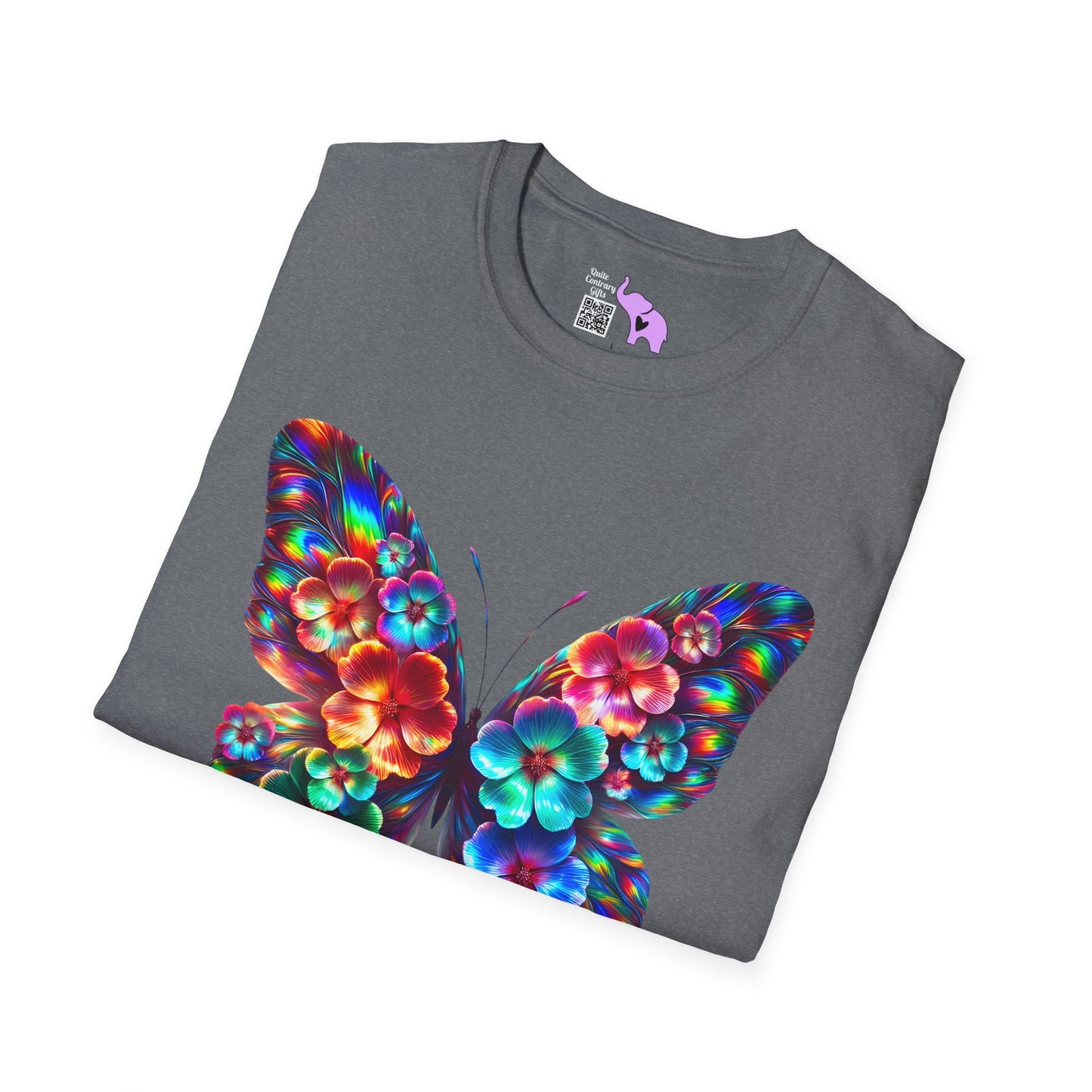 Neon Bloomfly Adult T-shirt