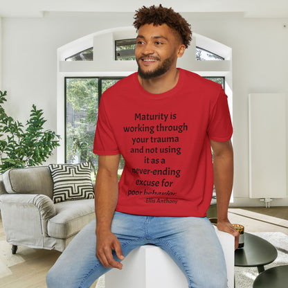 Maturity is... Adult T-shirt
