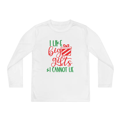 I Like Big Gifts & I Cannot Lie Youth Long Sleeve Tee