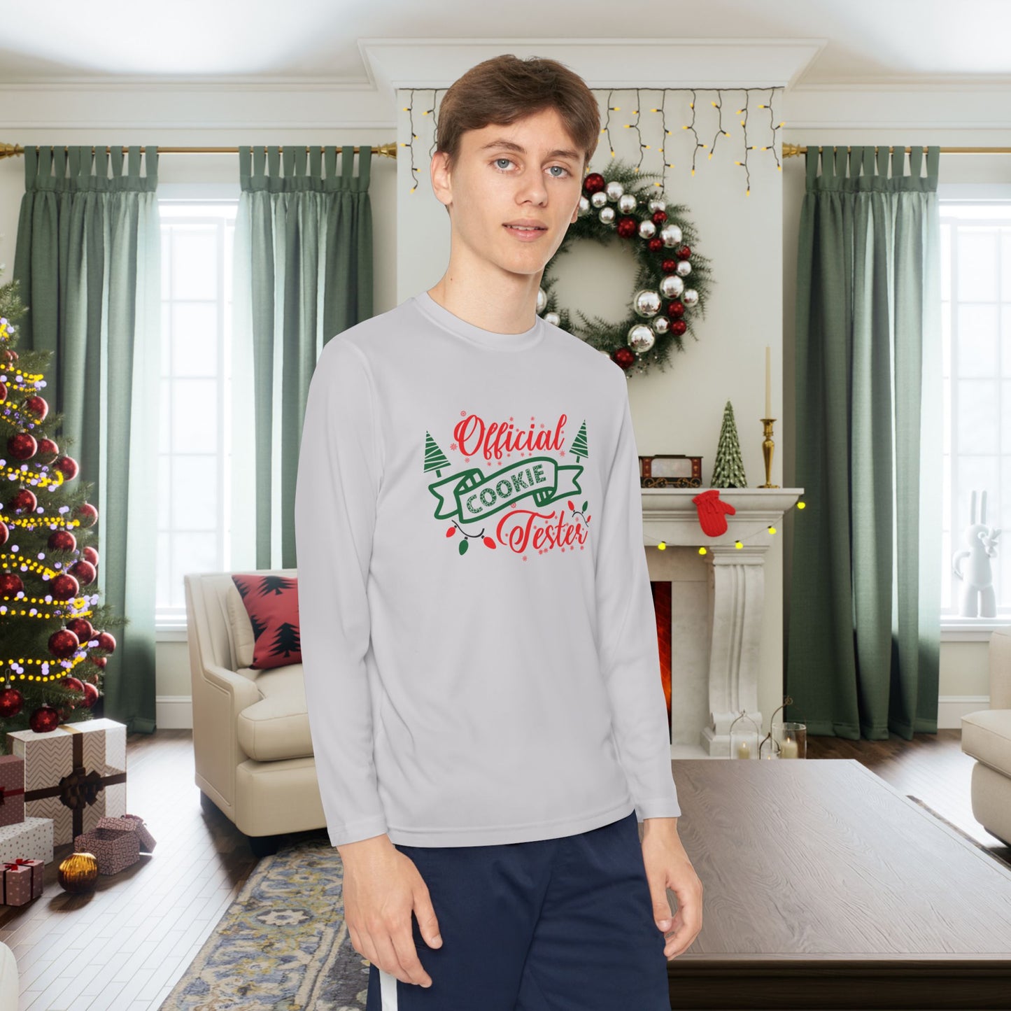 Official Cookie Tester Youth Long Sleeve Tee