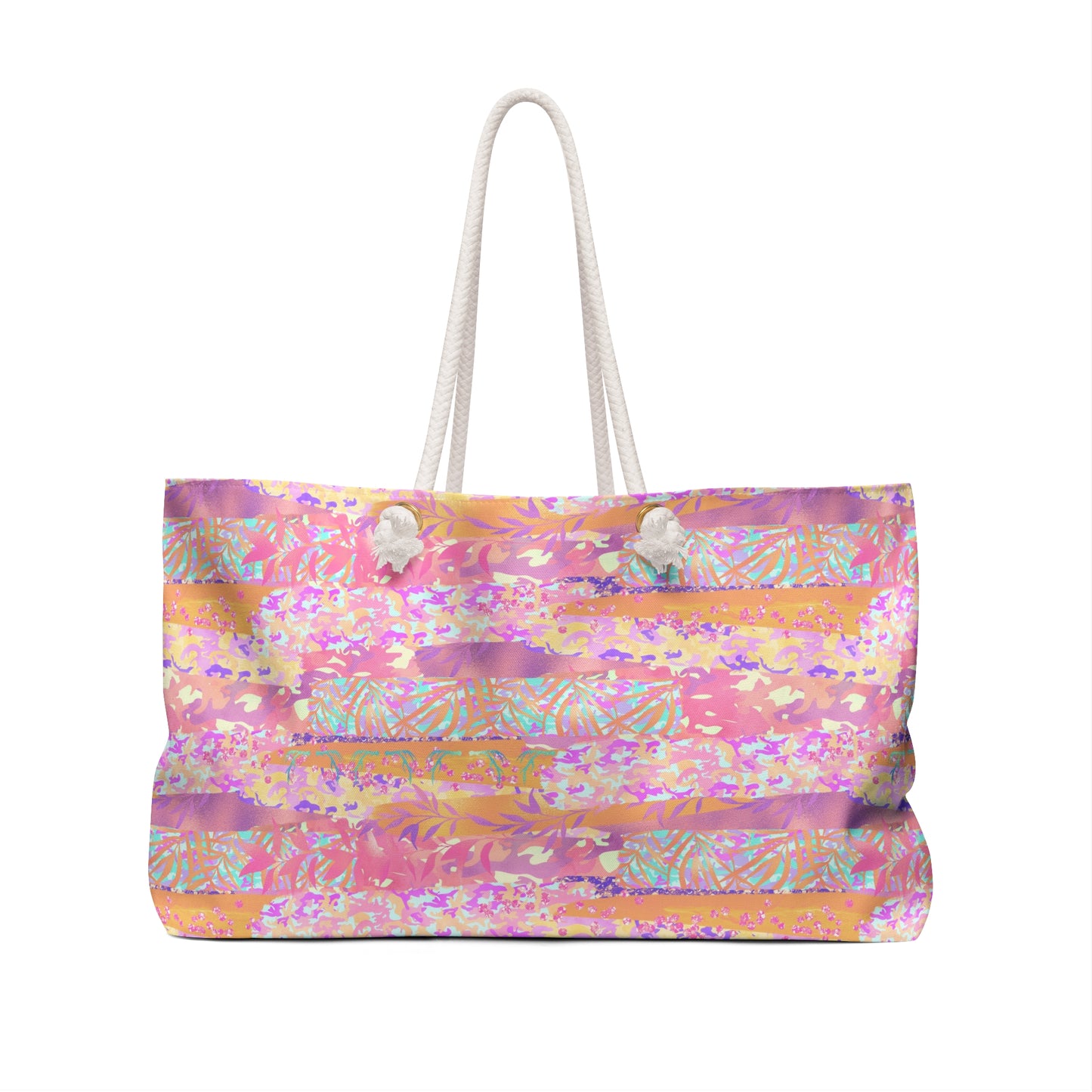 Wild Tropic Collage Weekender Bag