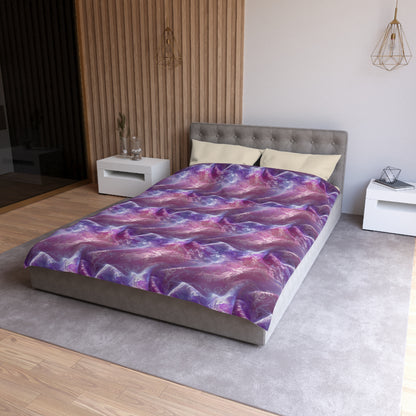 Blush Orchid Sheer & Lace Duvet Bedding Set