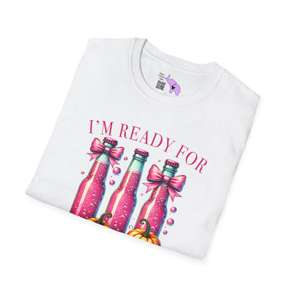 I'm Ready for Beerloween Pink Adult T-shirt