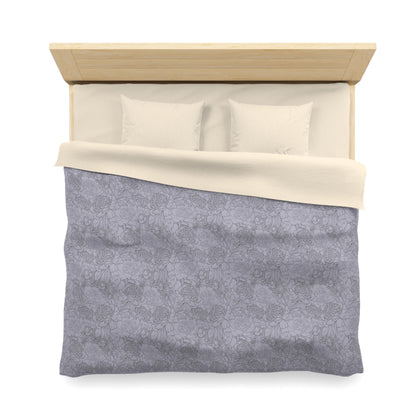 Dusty Bloom Microfiber Duvet Cover