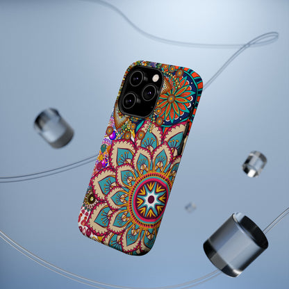 Colorful Mandala MagSafe® Compatible Tough Case for iPhone