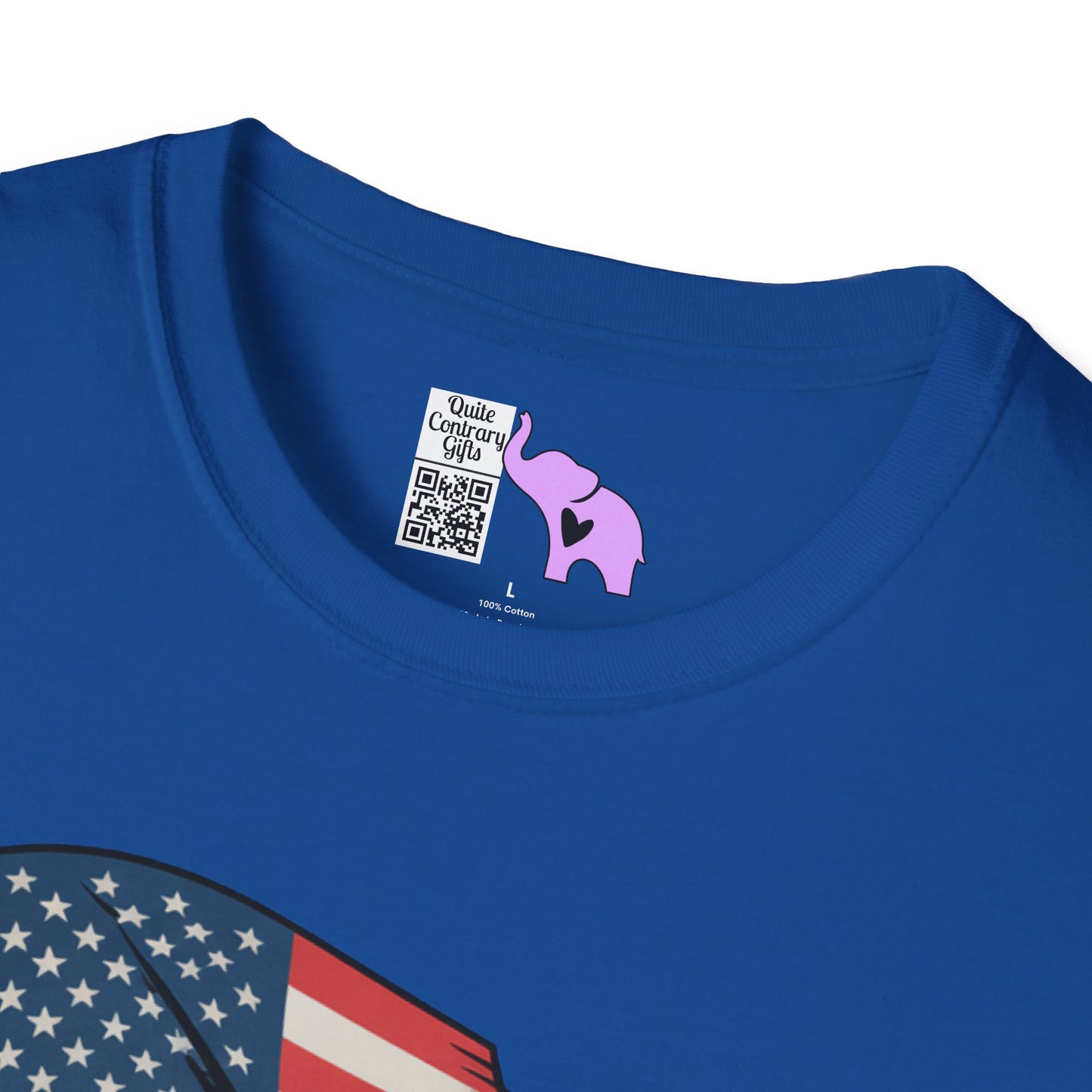 Patriotic Bigfoot Adult T-shirt