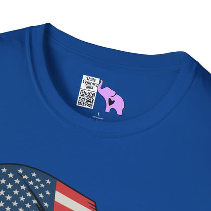 Patriotic Bigfoot Adult T-shirt