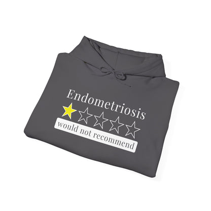 Endometriosis 1 Star Would Not Recommend Heavy Blend™ Hooded Sweatshirt