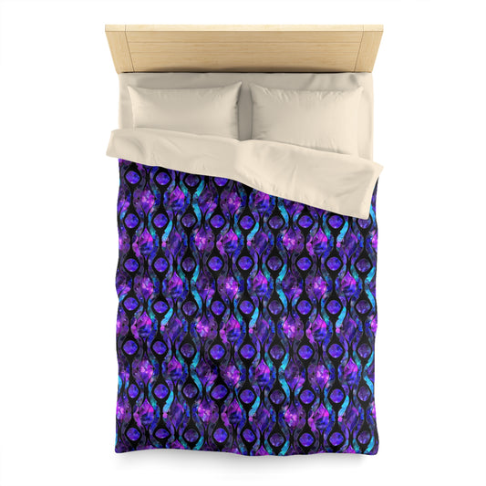 Celestial Glass Microfiber Duvet Cover