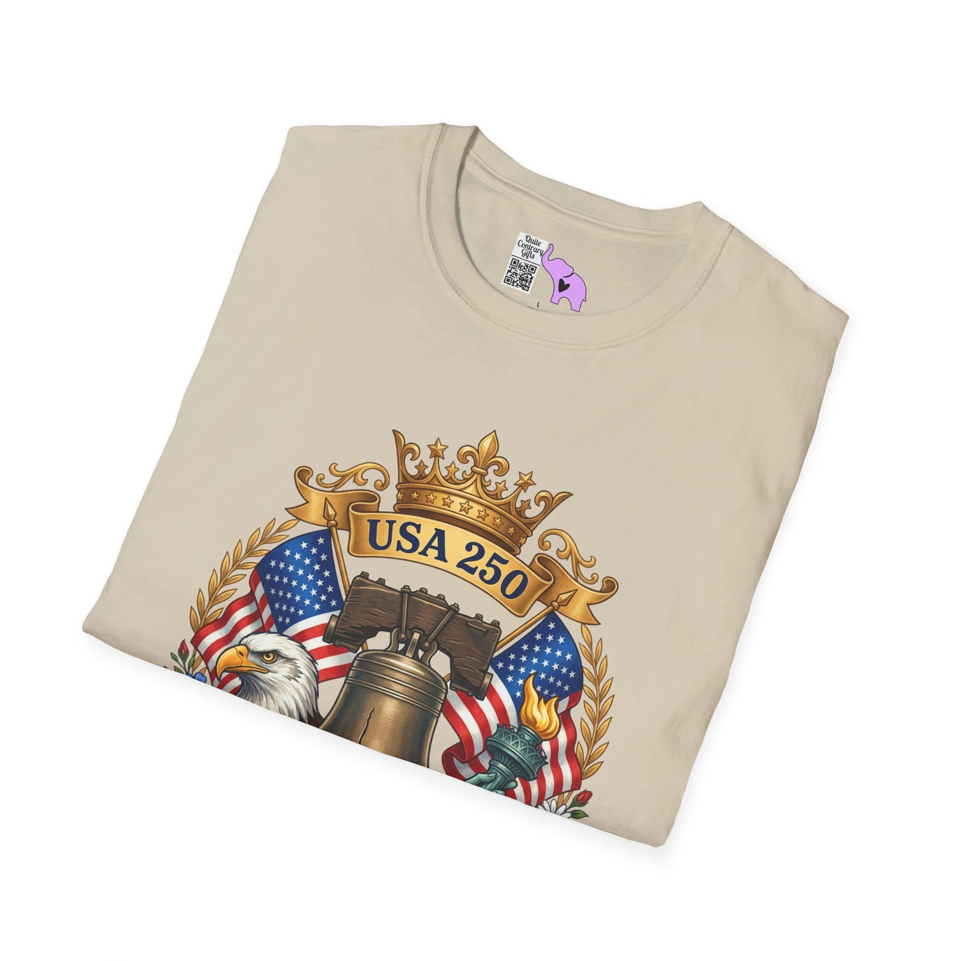 Liberty Bell USA 250 Years of Freedom Adult T-shirt
