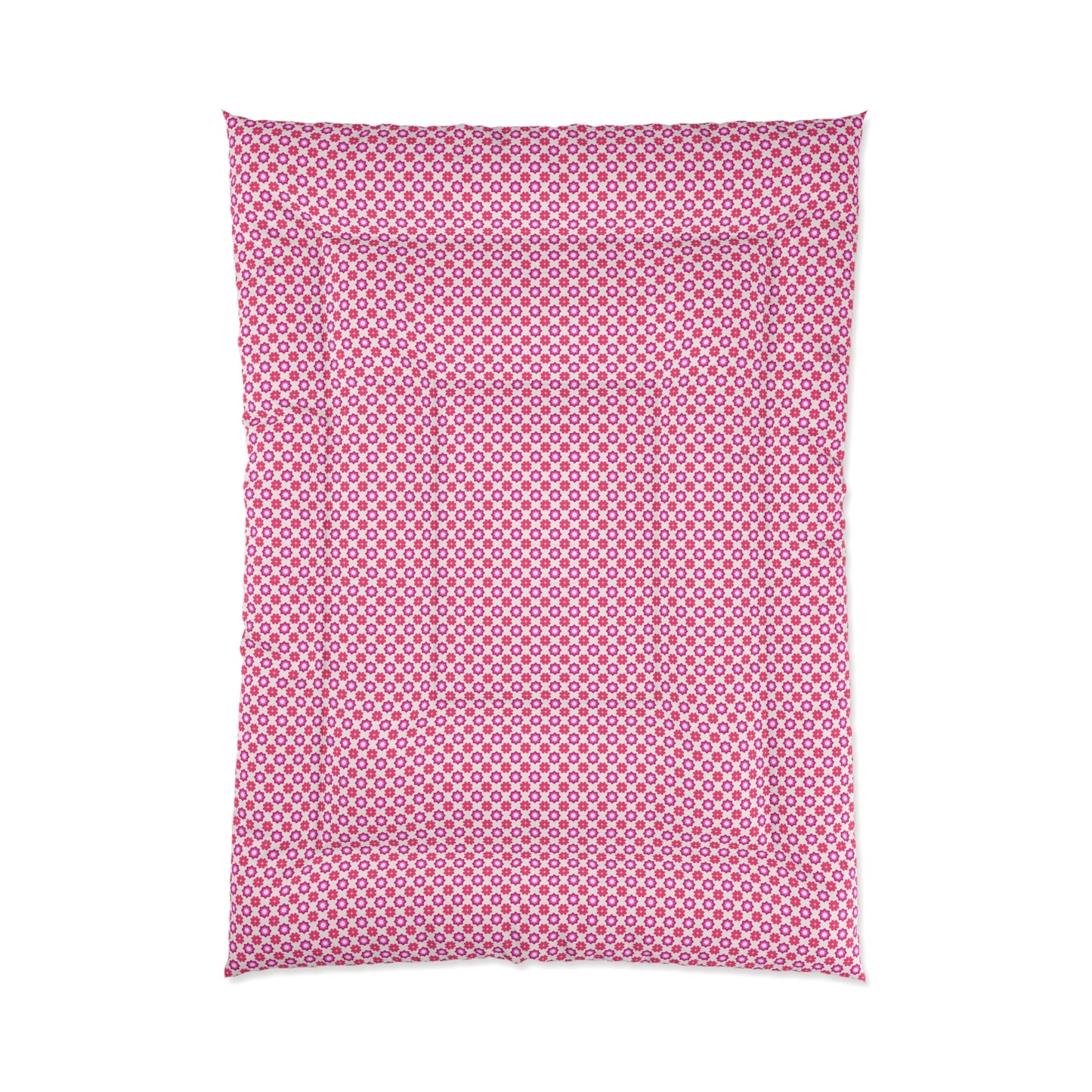 Rosy Star Garden Comforter