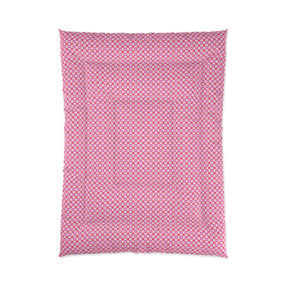 Rosy Star Garden Comforter