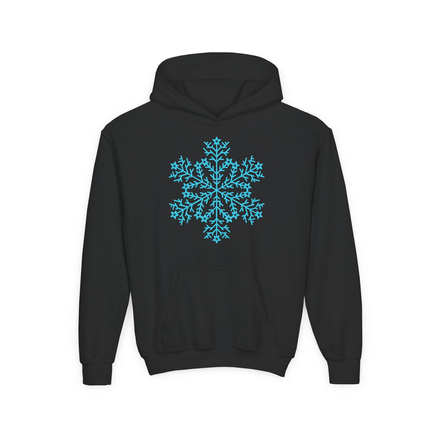 Large Snowflake Youth Hoodie