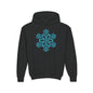 Large Snowflake Youth Hoodie