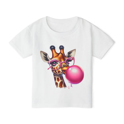 Girraffe Blowing Bubble Heavy Cotton™ Toddler T-shirt