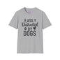 Easily Distracted By Dogs Adult T-shirt