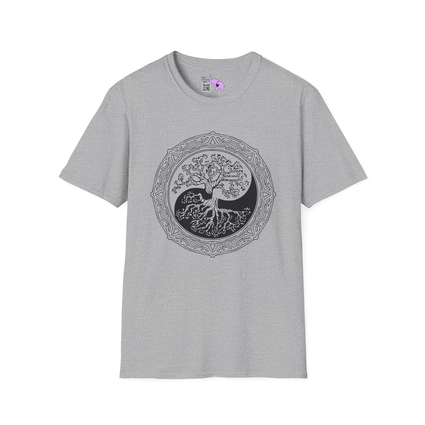 Tree of Life Yin Yang 1 Adult T-shirt