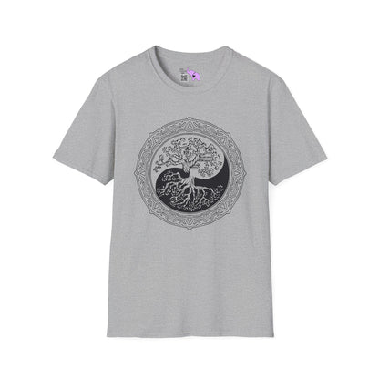 Tree of Life Yin Yang 1 Adult T-shirt