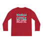 Mama's Dramatic Little Bestie Youth Long Sleeve Tee