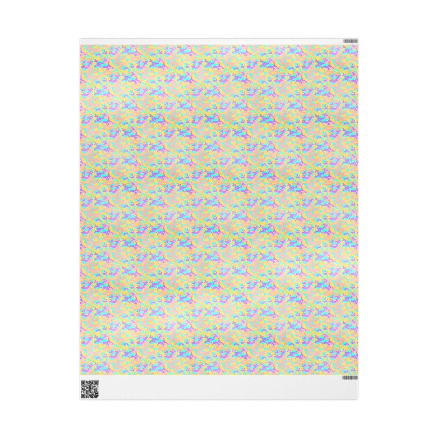 Dreamsicle Camo Wrapping Paper