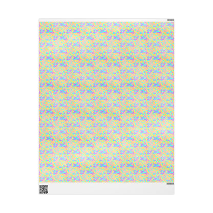 Dreamsicle Camo Wrapping Paper