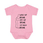 Wake Up Spit Up Lay Down Drink Infant Baby Rib Bodysuit