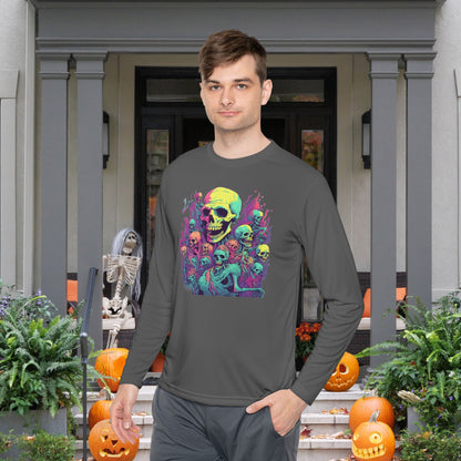 Skeleton Gathering Adult Long Sleeve Tee