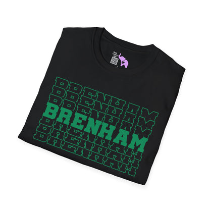 Brenham (Stacked) Adult T-shirt
