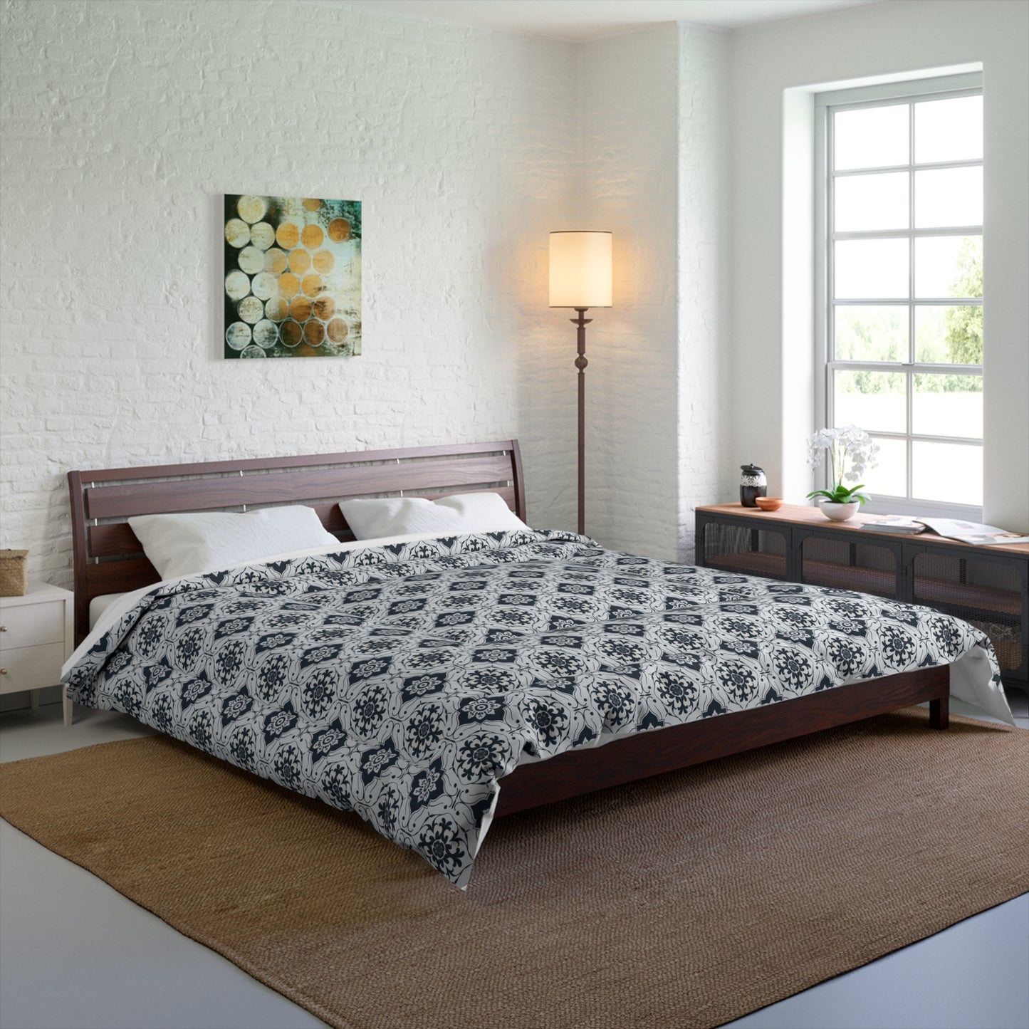 Lisbon Noir Basic Bedding Set
