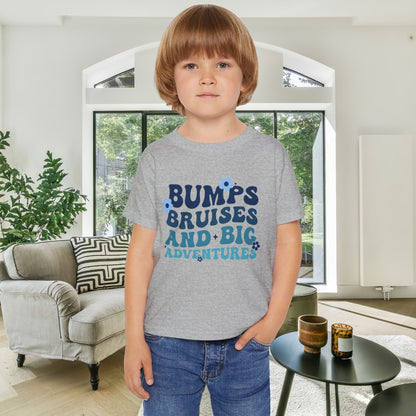 Bumps Bruises And Big Adventures Heavy Cotton™ Toddler T-shirt