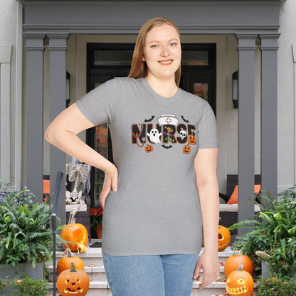 Fun Halloween Nurse Adult T-shirt