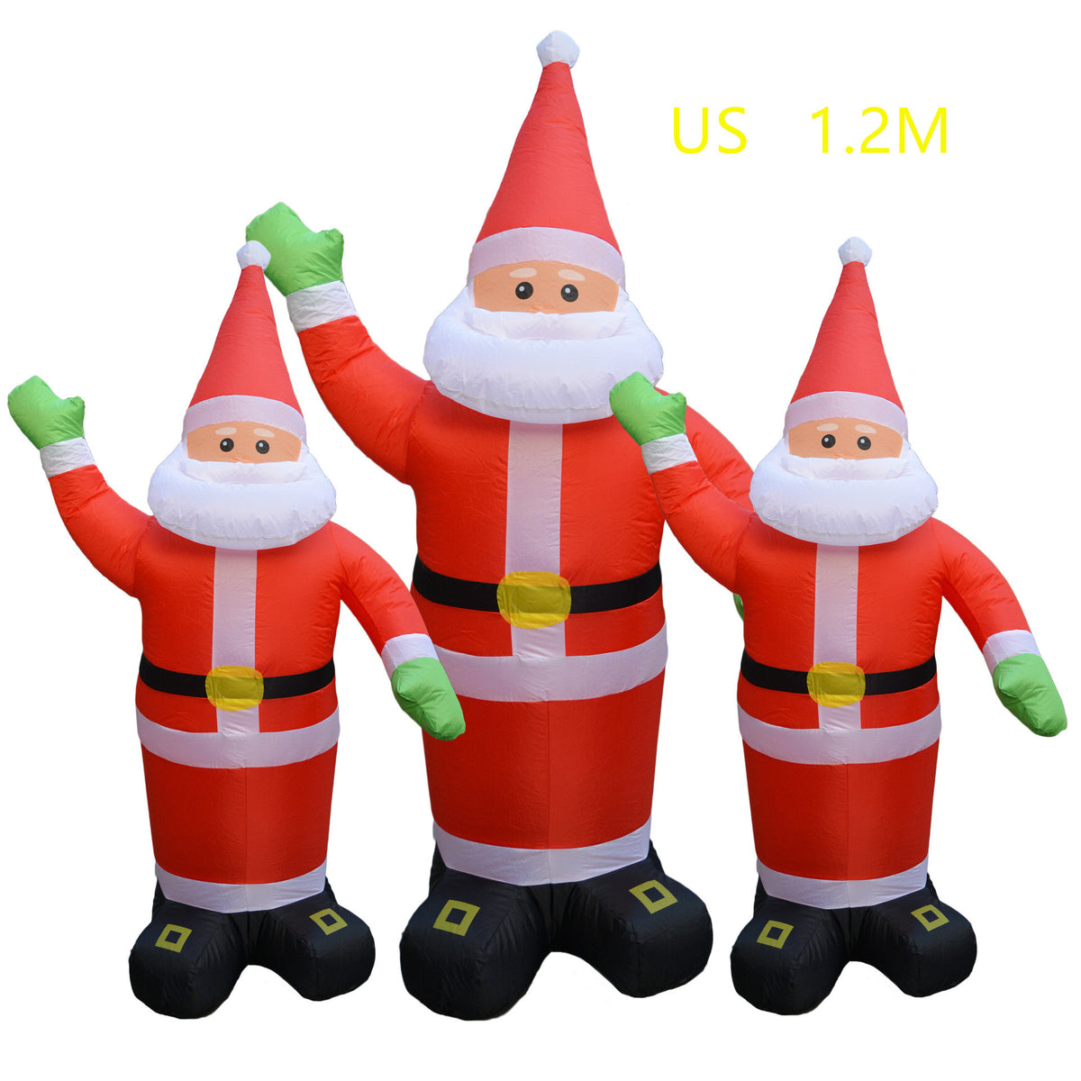 Inflatable Santa Claus Christmas Decoration – Multiple Sizes
