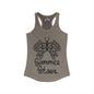 Summer Story (Butterfly) Women's Ideal Racerback Tank