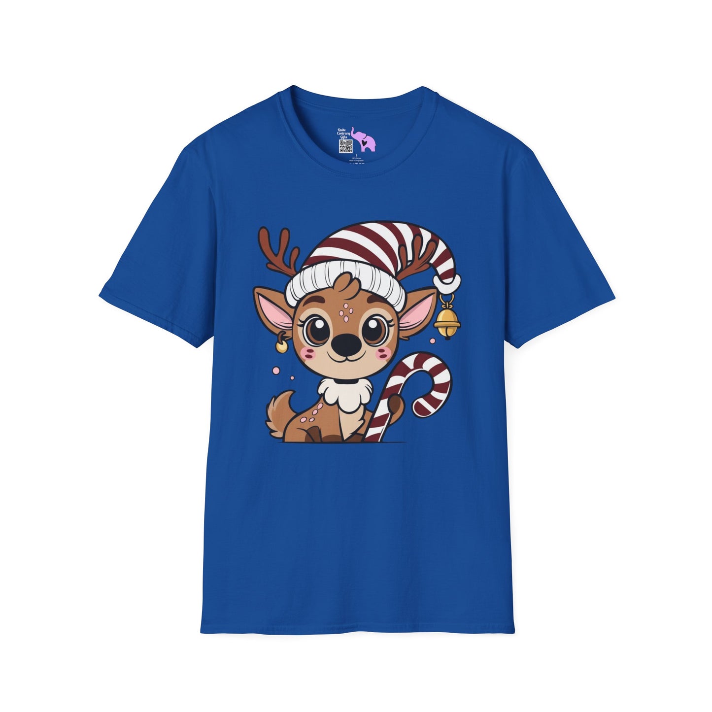 Santa's Little Deer Adult T-shirt