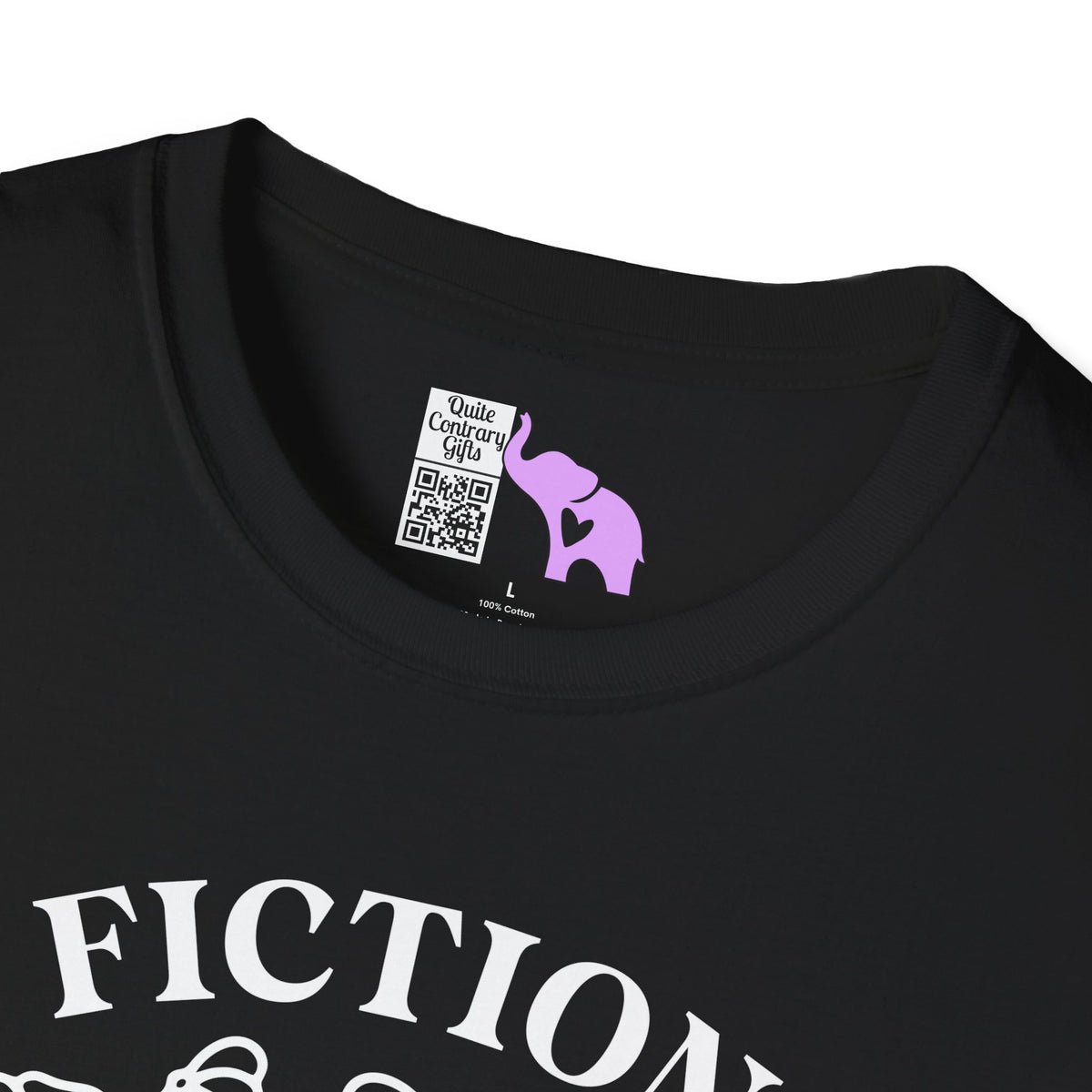 Fiction Addiction (Flowers, Open Book) Adult T-shirt